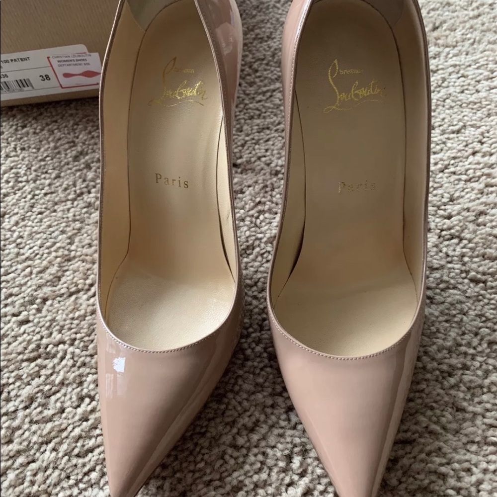 New Christian Louboutin decollete 554 100 size 38